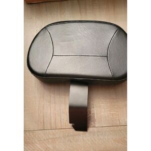 Black Plug-In Driver Rider Backrest Pad Fit For Harley Touring 2009 And Up